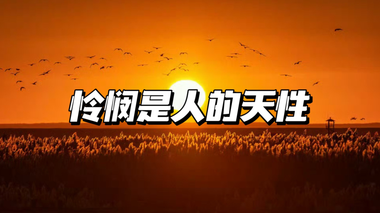 课文朗诵｜卢梭《怜悯是人的天性》