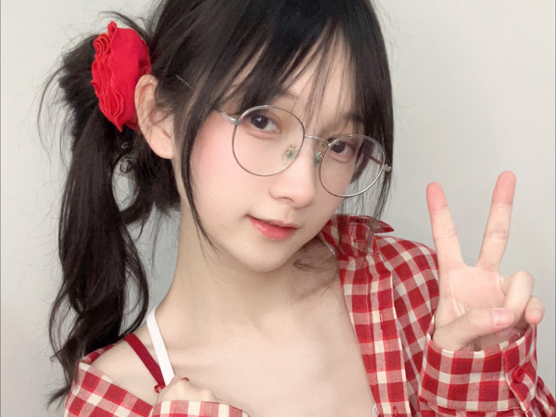 慵懒女友风