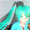 【深蓝超短裙眼镜娘】单色∞蓝天【初音未来】S