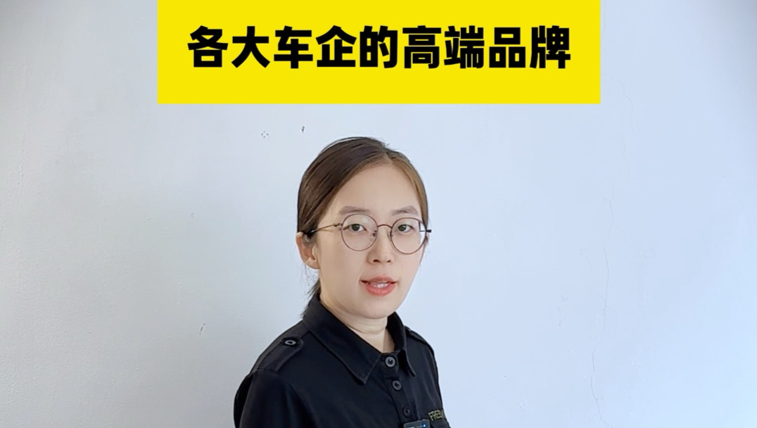 各大车企的高端品牌