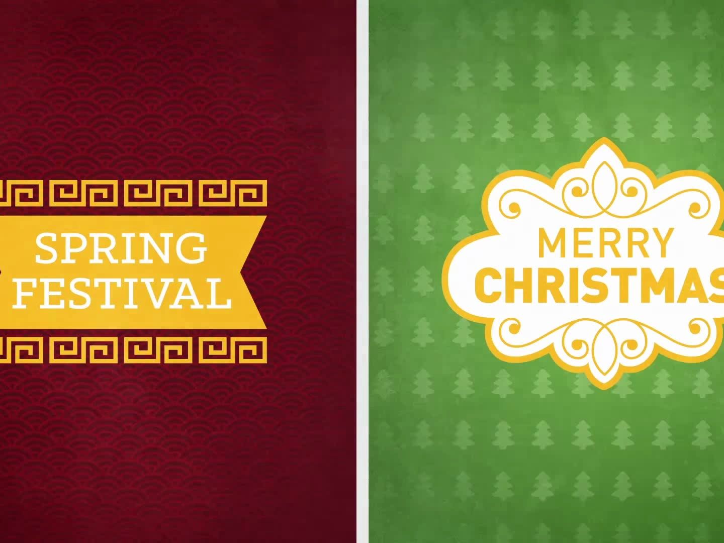 【英语学习】春节和圣诞节的对比 Similarities between Chinese New Year and Christmas