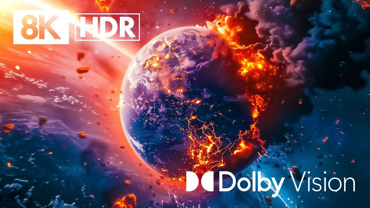 【8K HDR】最佳极限地球_多比视界™8khdr 120FPSI屏幕测试，极致画质|杜比视界|电视屏幕测试|手机屏幕测试 |