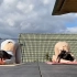 【4K 60帧】双胞胎姐妹同屏瑜伽展示
