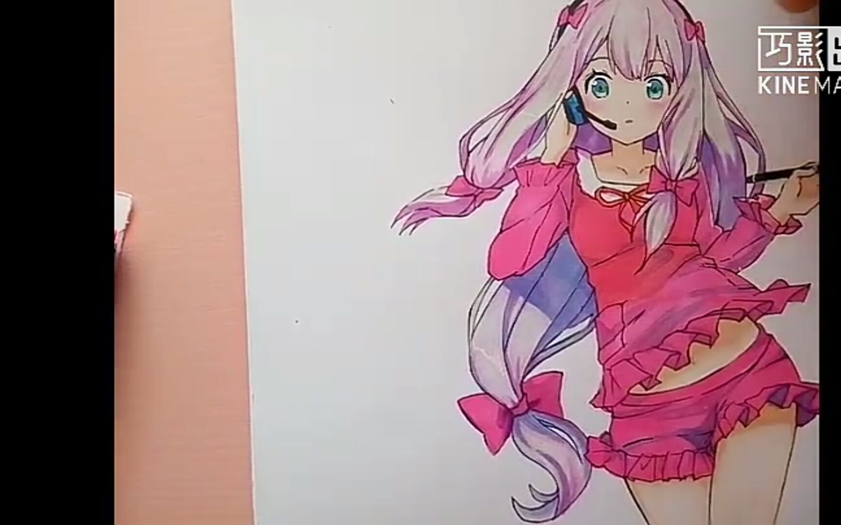 【马克笔×彩铅】初投稿#画只埃罗芒阿老师