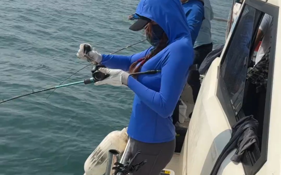 The fish is back in the mouth.