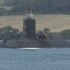 【军事】英国皇家海军“特拉法尔加”级攻击型核潜艇六号艇“天才”号离开德文波特海军基地
