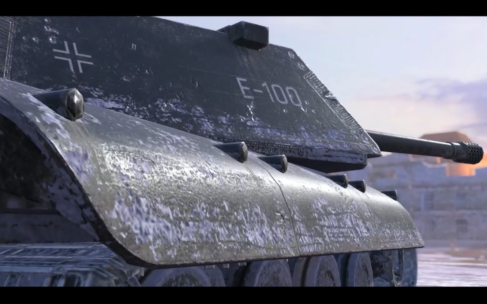 【wotb e100&is-7&t54e2 pbr效果!_坦克世界闪击战