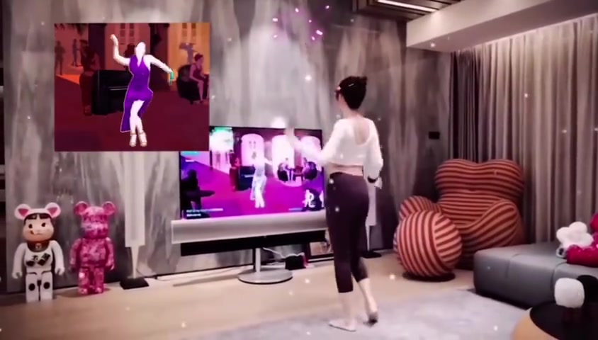 毛晓彤玩《舞力全开》：美女跳舞！！！