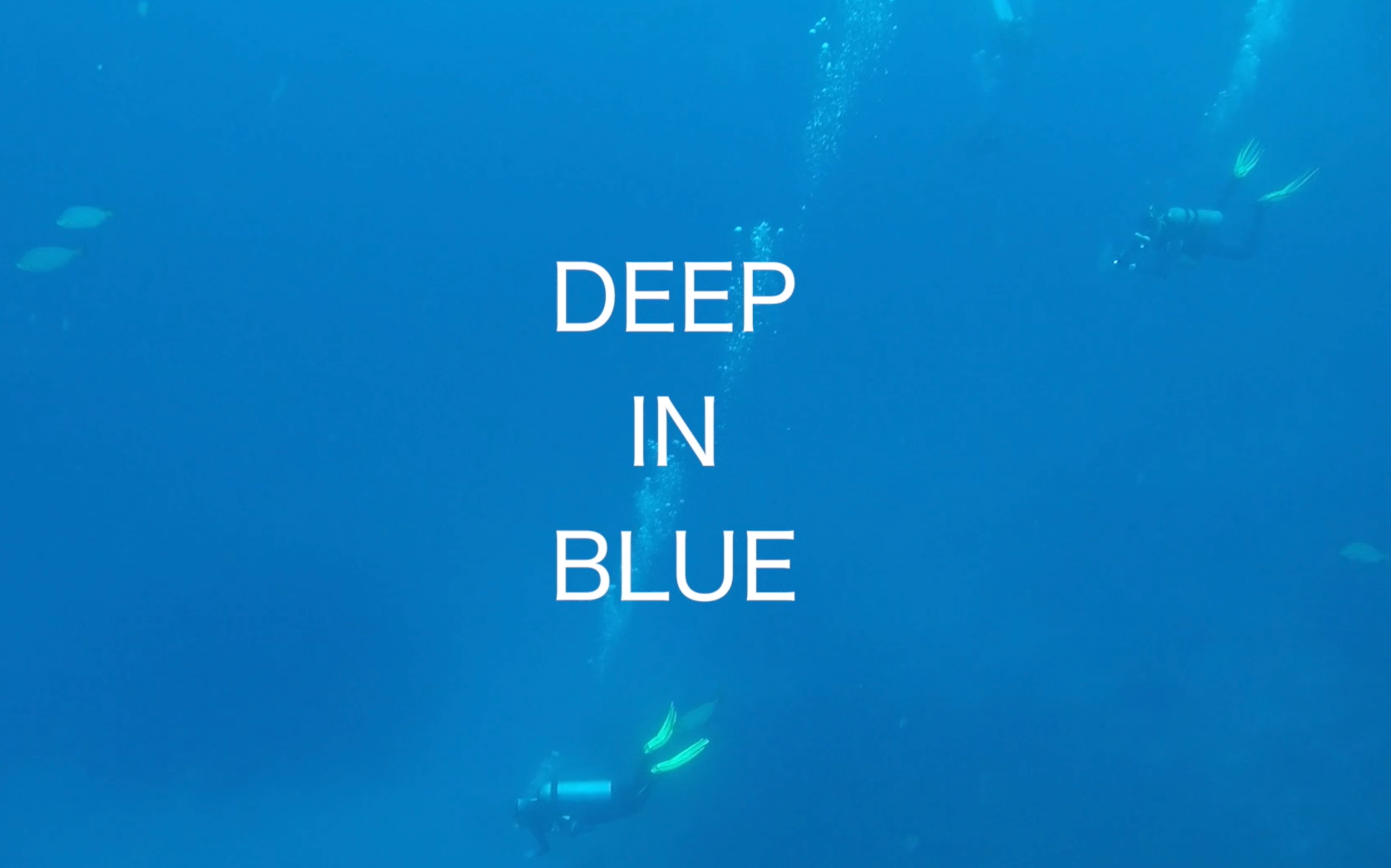 deep in blue