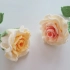 钩针泰国玫瑰：渐变色交叠簇拥，单枝花束更显无尽温柔