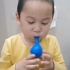 4岁自闭症小朋友第一次吹起气球，值得记录一下！