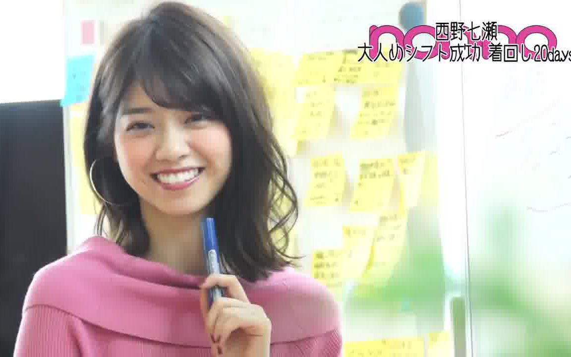 【乃木坂46】non-no 西野七濑 11月号 摄影 采访