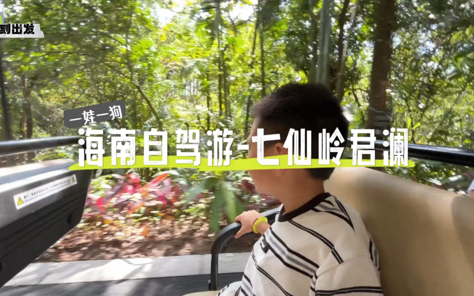 一娃一狗海南自驾游➡️保亭七仙岭君澜酒店做手工｜割橡胶｜磨豆腐