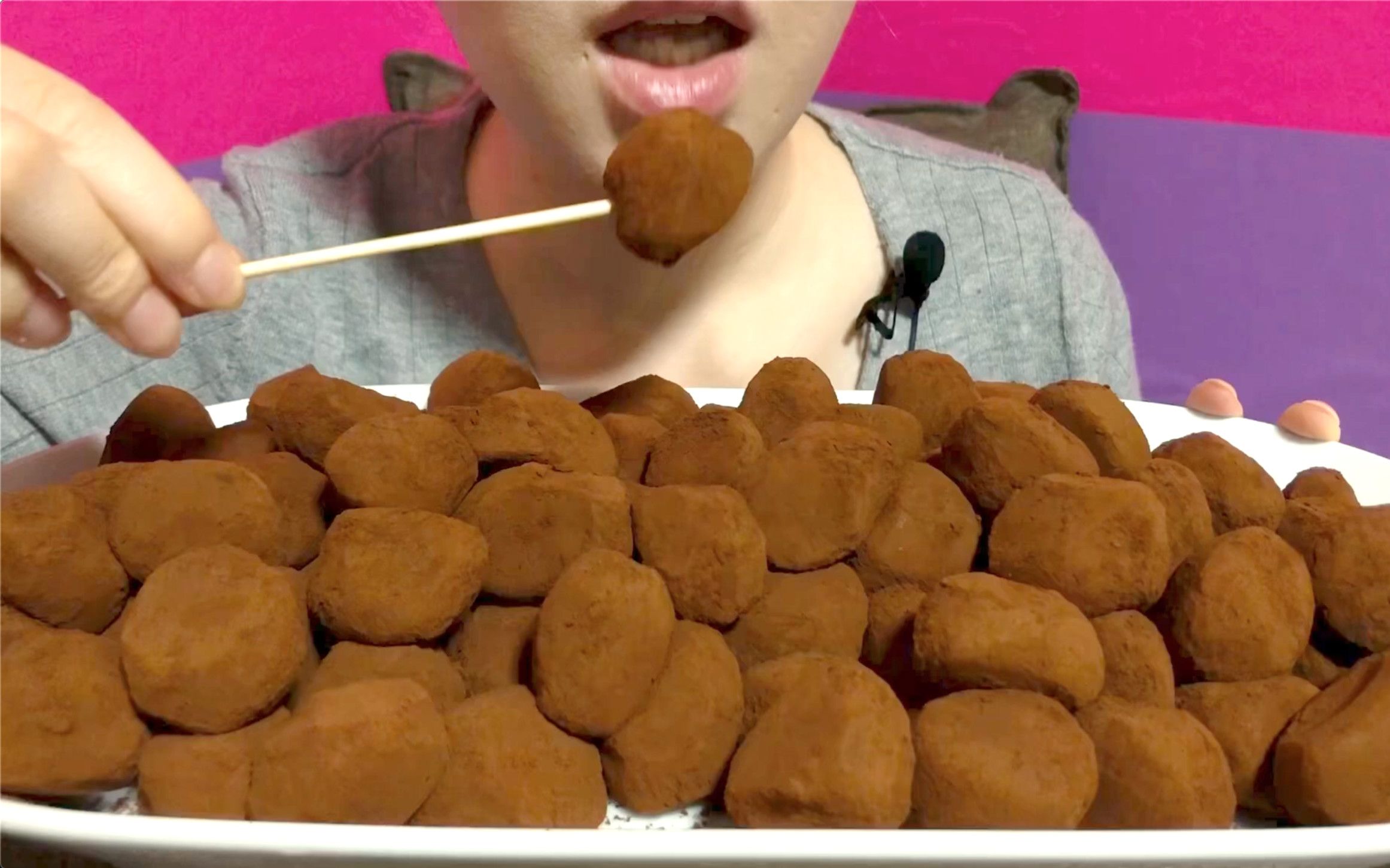 ☆ りーめいLǐmei ☆ 脏脏生巧克力大福 食音咀嚼音