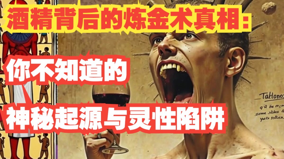 酒精背后的炼金术真相：你不知道的神秘起源与灵性陷阱
