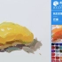 【色彩静物单体】·水粉芒果的绘画教程