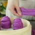 如何制作好吃又好看，能拉丝的千层紫薯卷