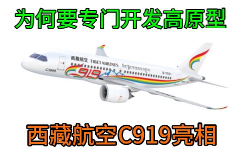 西藏航空C919亮相 为何要专门开发高原型哔哩哔哩bilibili