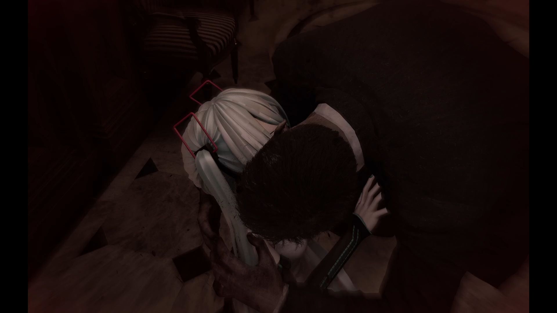 生化9初音被僵尸扑倒R