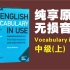 【持更】【Vocabulary in use·纯享原版·无损高清】剑桥英语词汇在用·中级上 | 纯净享受