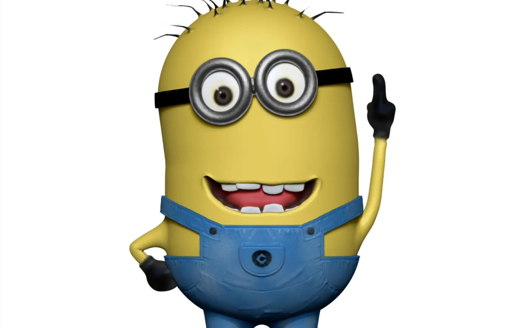 给儿子直播个小黄人