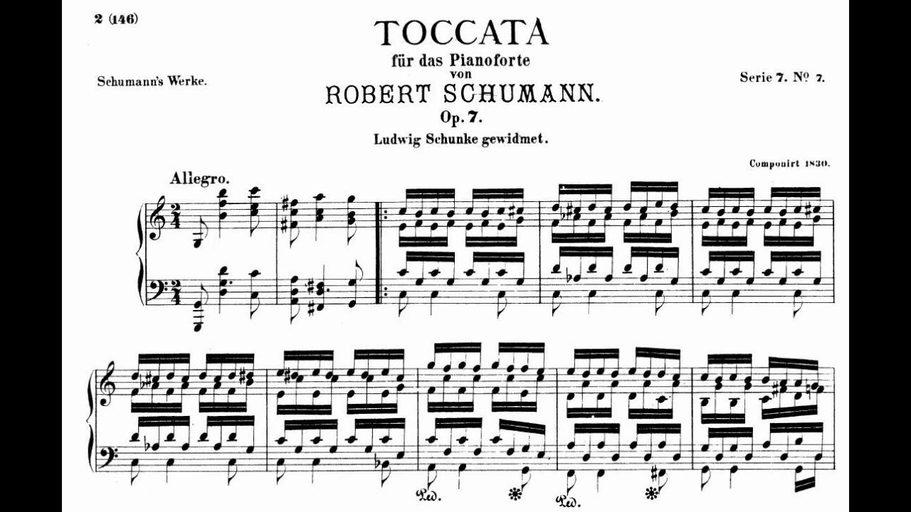 【钢琴】舒曼 托卡塔 op.7(齐夫拉演奏 schumann toccata op.