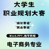 电子商务专业 | 全国大学生职业规划大赛