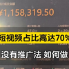 短视频的流量占比70%，没有任何推广费，这样的账号如何做，如何初中生做大学生的事情？借助Ai赋能？ #ai账号运营 #ai辅助写文案   #企业获客神器