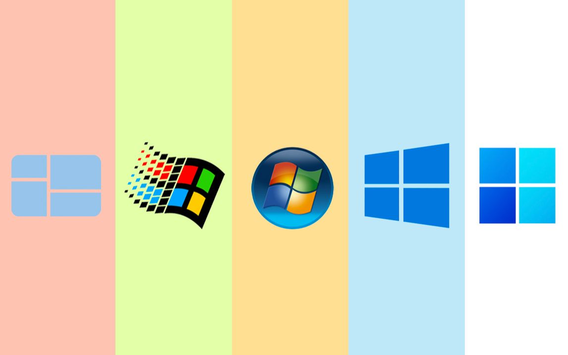 windows系统界面经典回顾，从Windows1.0到windows11,你最喜欢哪一代？
