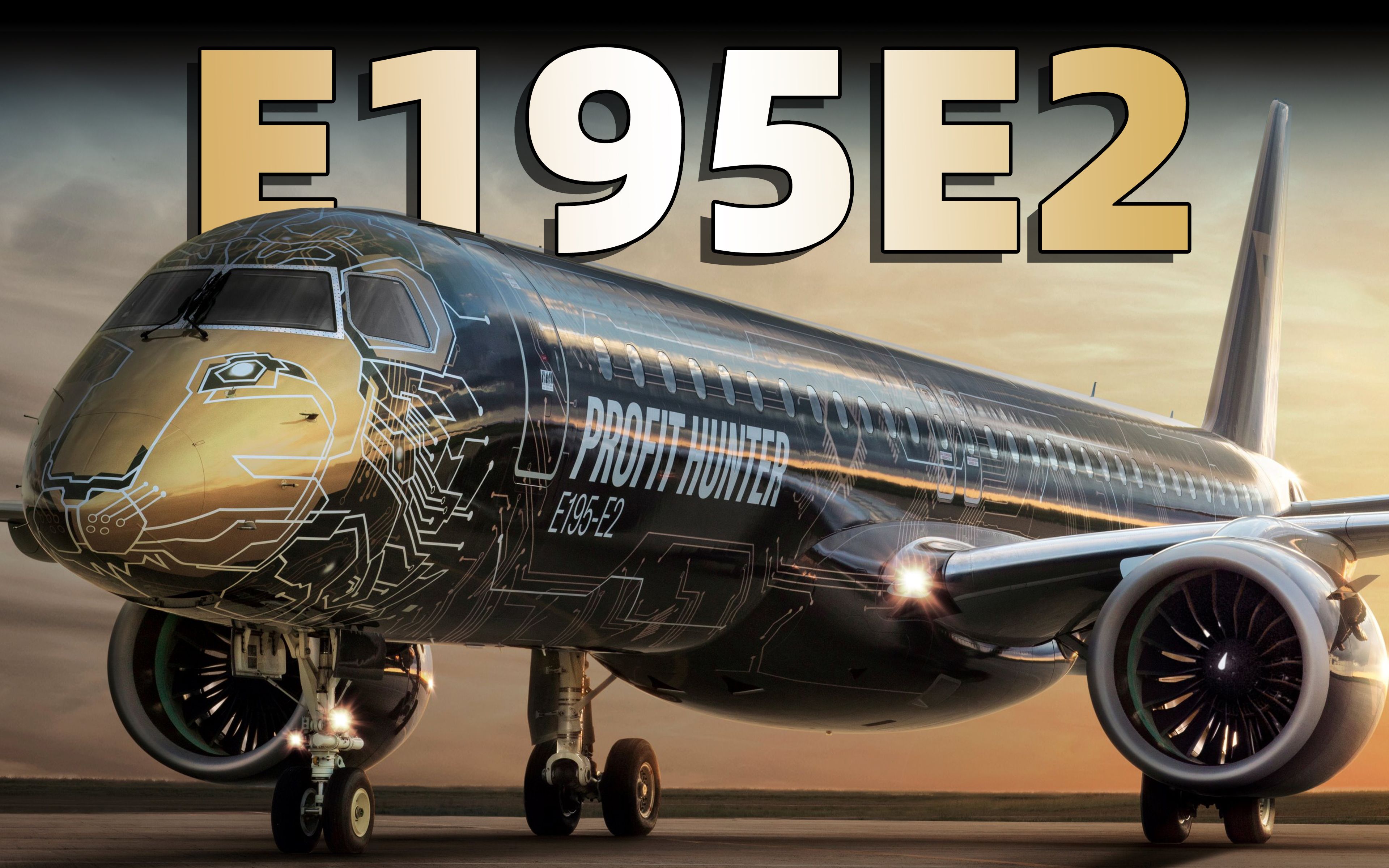 都什么年代还造传统支线客机？巴航E195E2的前世今生【不止飞行】