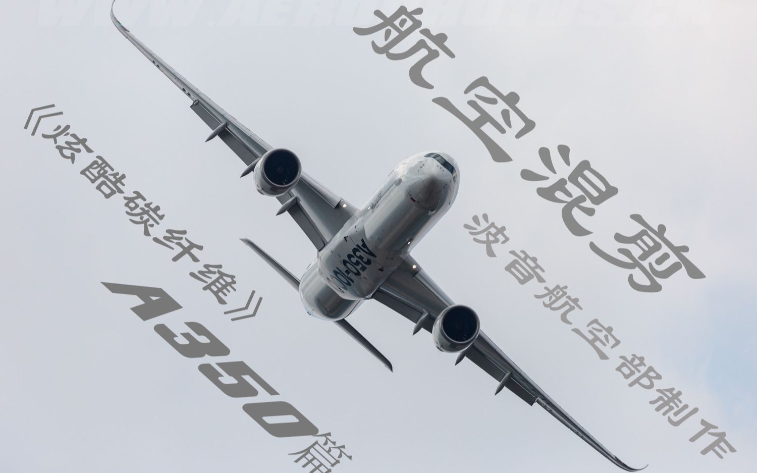 【踩点/绝美/混剪】高端大气空客A350混剪——炫酷碳纤维