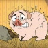德国黑色幽默动画短片，以一只猪的命运诠释任何徒劳都是可笑可悲的