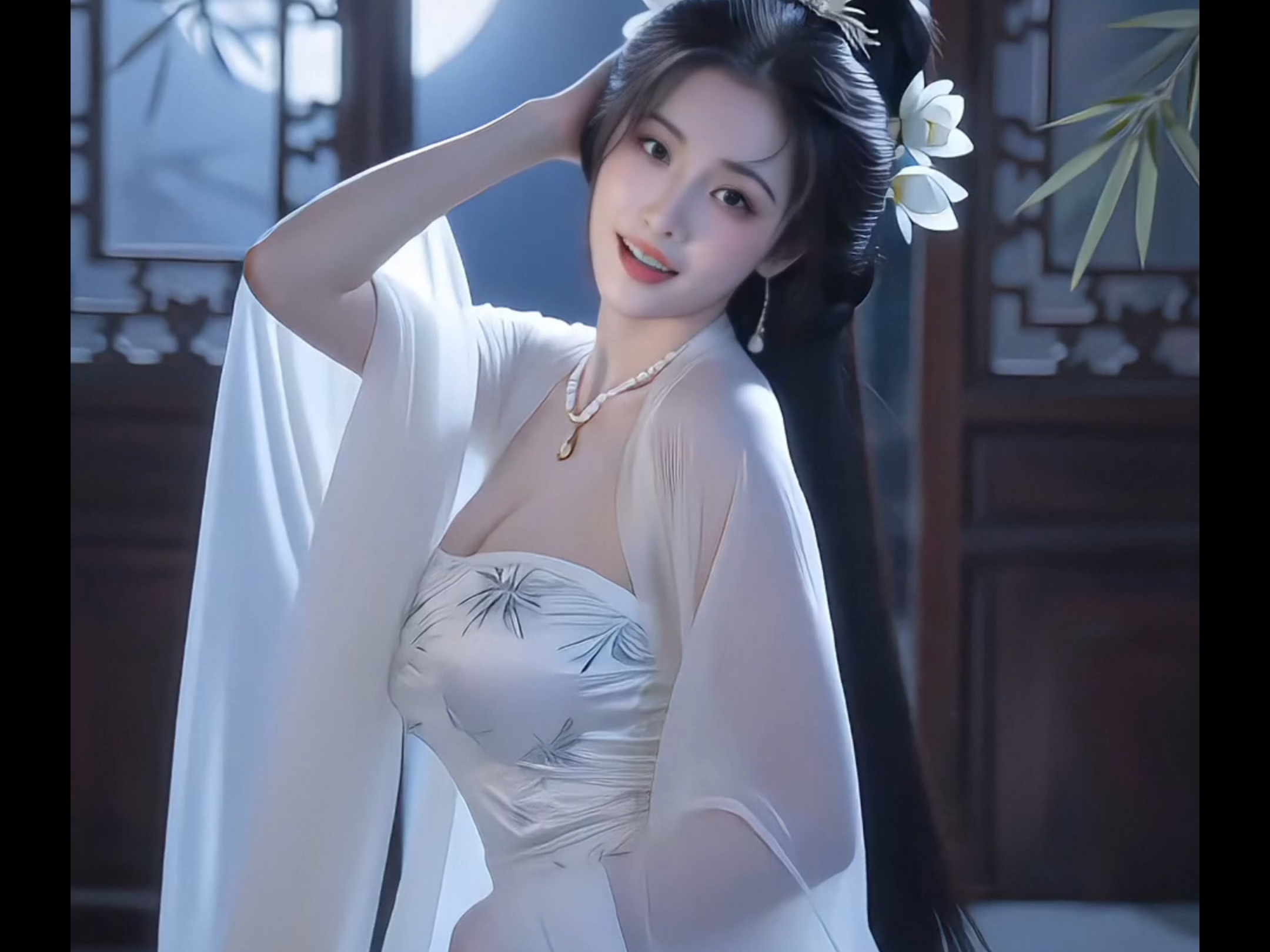 月色真美，夫君何不月下共舞～