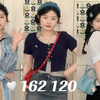 162 120 微胖女生夏日清凉感蓝色系穿搭分享