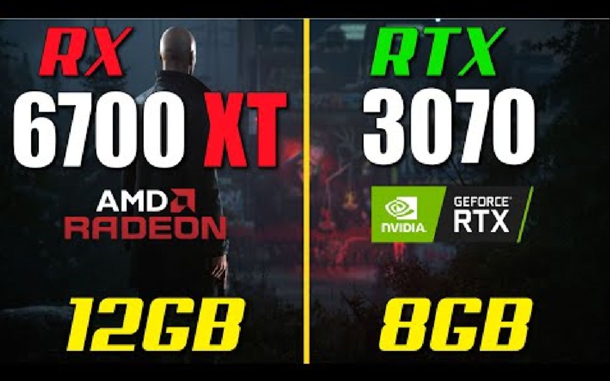 RTX 3070 vs RX 6700 XT | 8款游戏FPS测试in2022 最新驱动-哔哩哔哩