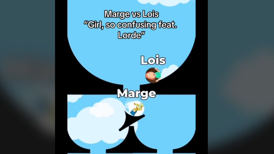 恶搞之家Lois VS 辛普森Marge：The girl, so confusing remix with lorde