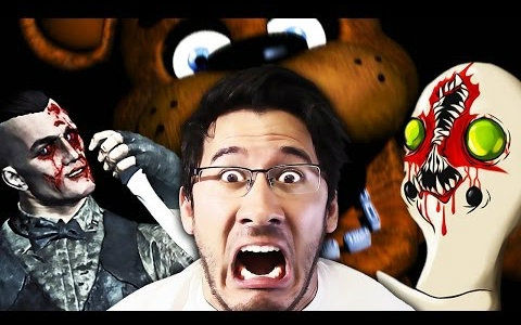 【markiplier】恐怖游戏被吓合集#9:玩具熊的五夜后宫