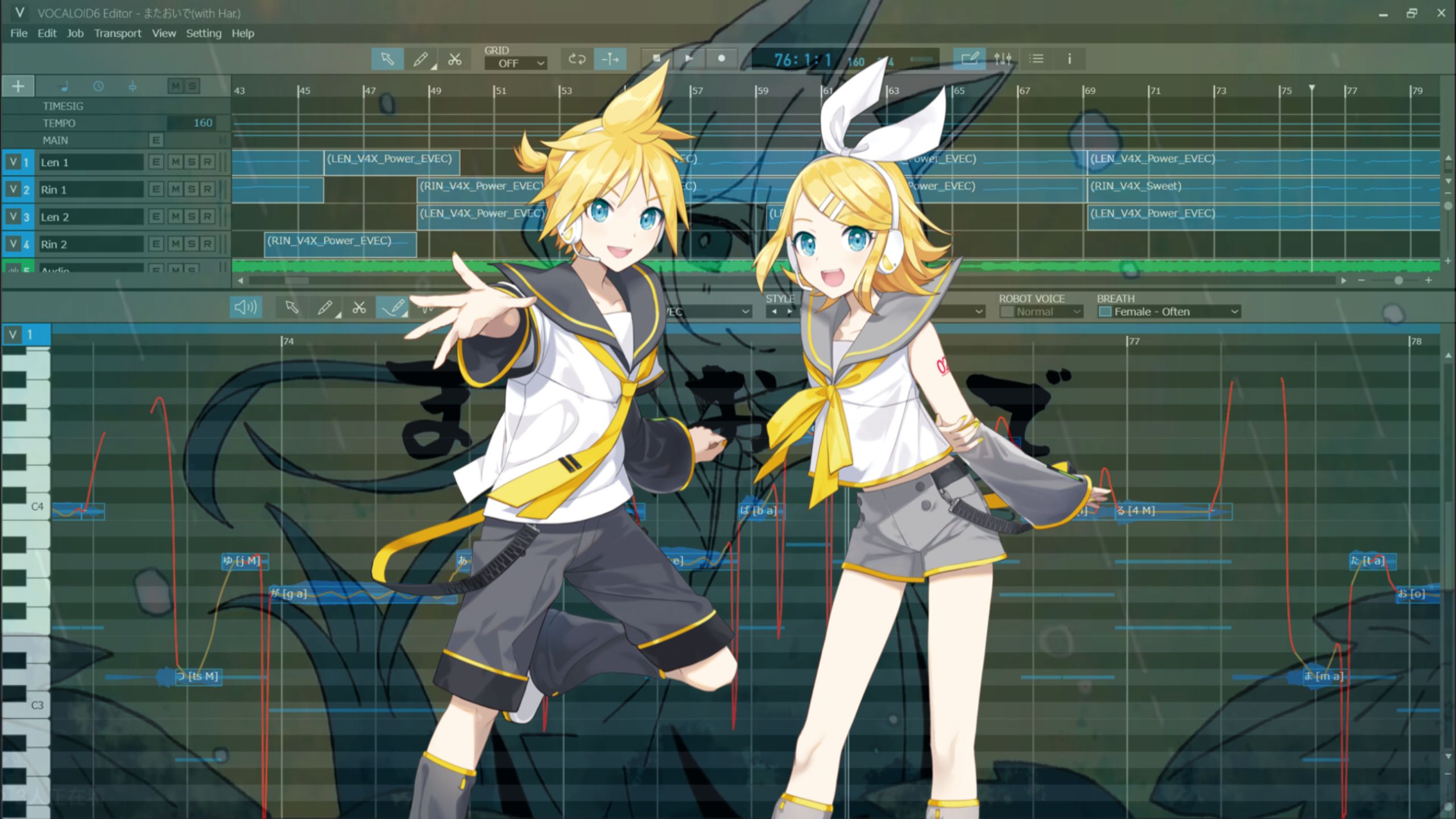 鏡音レン V4X (Power) - Vocaloid Database