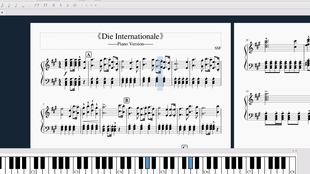 国际歌曲谱_国际歌钢琴曲谱