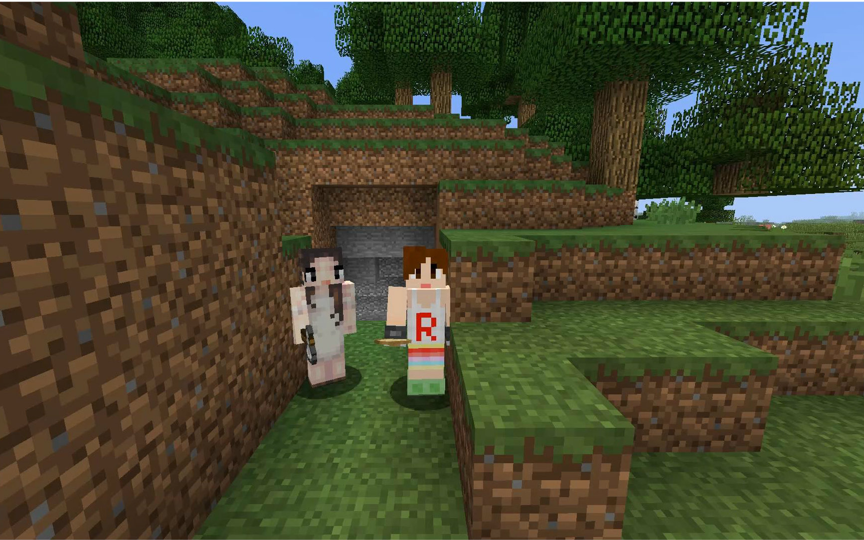 我的世界【明月庄主☆小兔子】1.9生存EP2安家落户视频在线观看_ 放肆吧