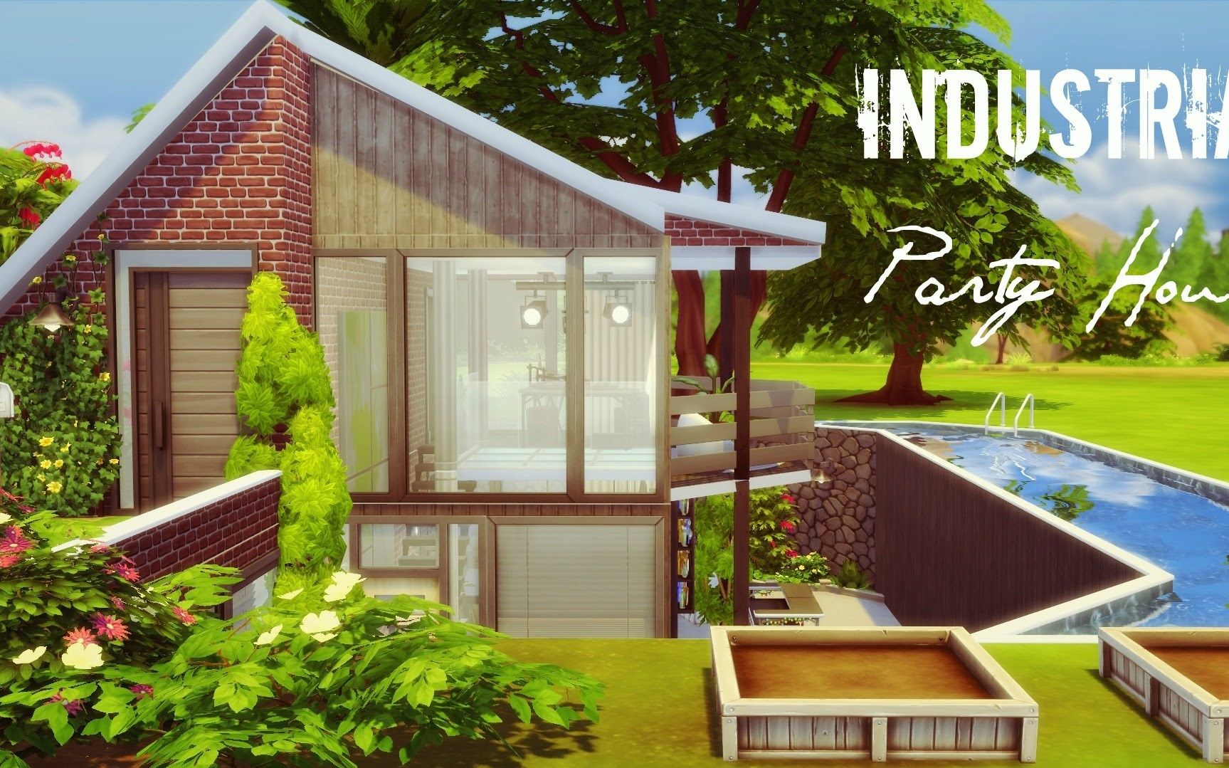 作者橘子id:heynekomei sims gallery下载:industrial party house