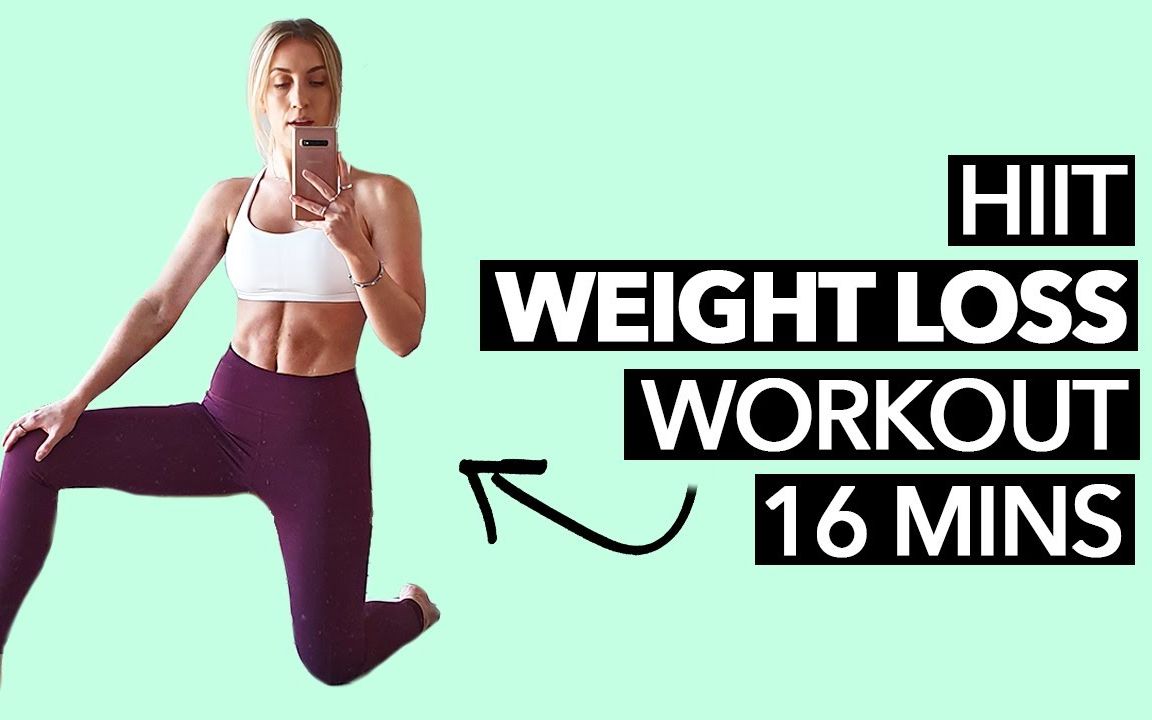 [Holly Dolke] 16min高强度间歇有氧训练 hiitweightlossworkoutathome16mins