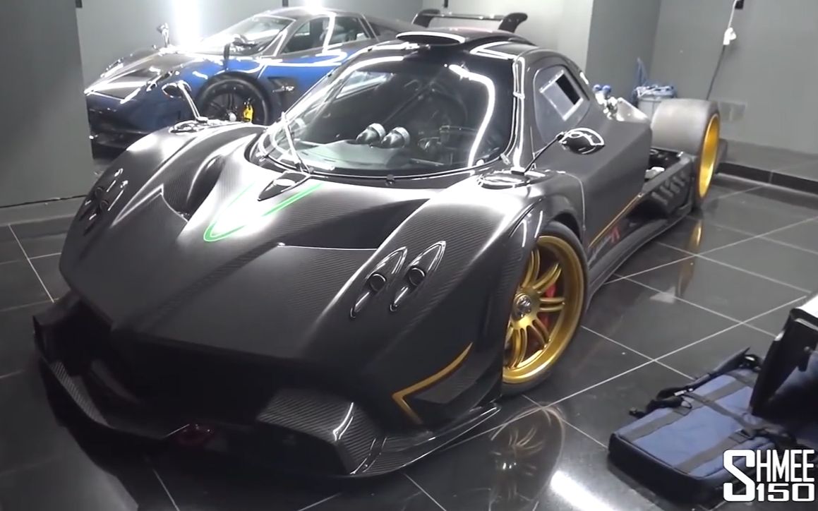 Shmee实拍华裔神壕的帕加尼Zonda R，启动声浪感受下（Shmee150）