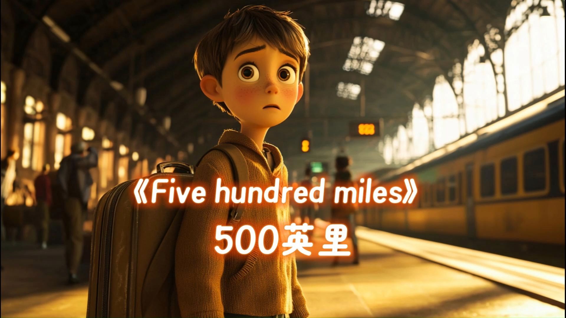 《Five hundred miles》500英里英文歌曲背景视频