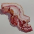 【水粉色彩】画一块猪肉……