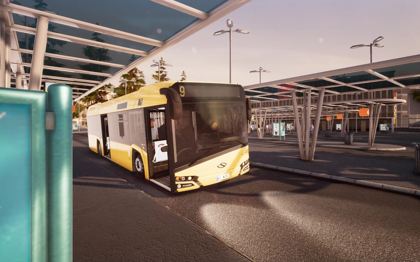 巴士模拟18 修改原有9路走向至steineck假日晚点严重 bus simulator