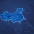 简洁科技山东业务辐射地图AE模版  科技线条 中国地图 遍布世界 业务辐射 业务分布 简洁地图 项目分布全球