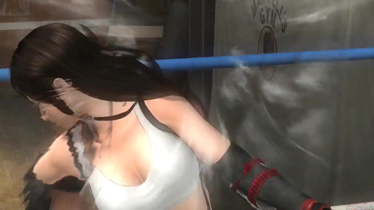 【doa5lr ryona】ティファ tifa mod 主観视点っぽい感じで颜面_腹パ