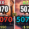 RTX 5070 vs RX