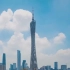 600米高空实拍广州塔，108层电梯速升，广州本地人没有几个尝试过
